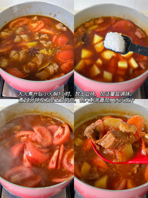 番茄土豆炖牛肉的做法 步骤4