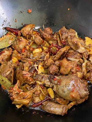 超级下饭菜苦瓜烧鸭的做法 步骤6