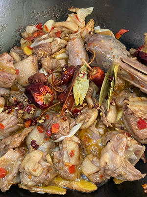 超级下饭菜苦瓜烧鸭的做法 步骤5