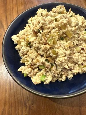 下饭土菜-老豆腐炒肉末的做法 步骤9