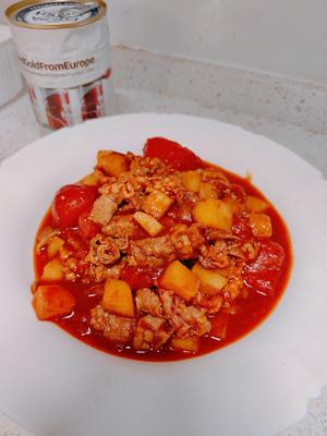 巨下饭的番茄土豆肥牛煲！的做法 步骤7