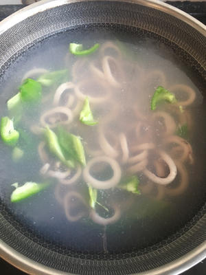 家常菜༄「青椒🫑炒鱿鱼🦑」༄的做法 步骤5