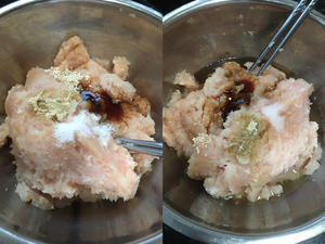 清淡鲜美༄「鸡肉丸子汤」༄🫰🫰🫰的做法 步骤3