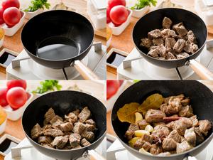 拌饭绝配！有手就会的浓汤番茄炖牛腩的做法 步骤4