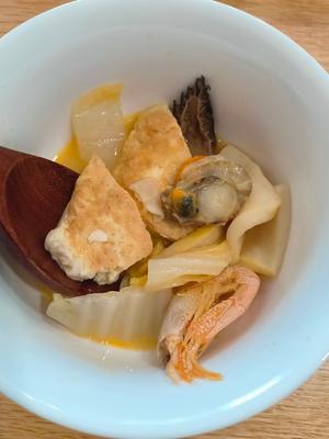 咸蛋黄三鲜汤【家常菜】的做法 步骤14