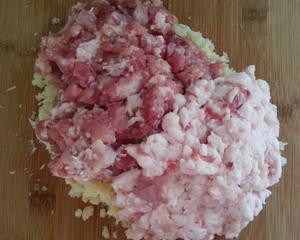 红烧狮子头(四喜丸子)家庭版，简单美味的做法 步骤2