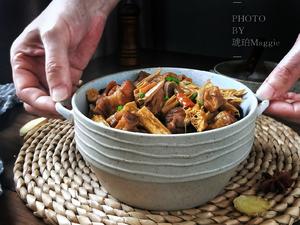 ㊙️🔥家常菜‼️腐竹烧小排‼️腐竹比排骨好吃的做法 步骤5