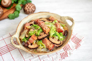 培根香菇大白菜｜简单快手下饭菜的做法 步骤11