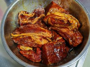 冬季限定～上海酱油肉（梅花肉版）的做法 步骤8