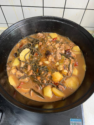 小鸡炖蘑菇的做法 步骤13