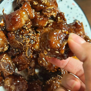 糖醋排骨（无油版本）的做法 步骤8