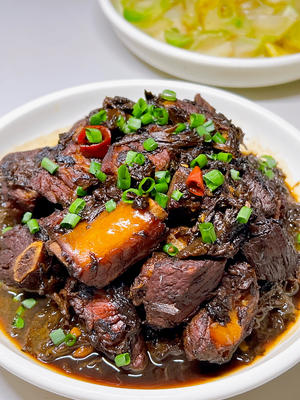 梅干菜烧排骨的做法 步骤12