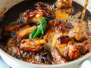 粽子烧排骨的做法 步骤6