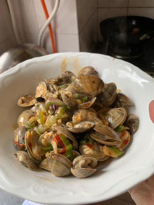 辣炒蛤蜊的做法 步骤7