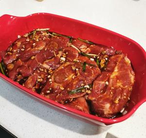 家常菜3-叉烧肉套餐（很嫩，梅花猪肉，烤箱版）的做法 步骤3