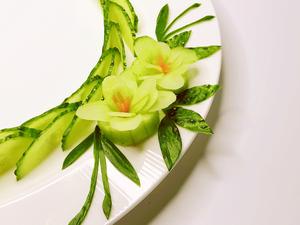 年夜饭系列之黄瓜花拼盘的做法 步骤13