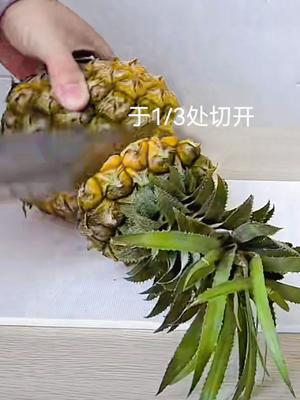 高颜值氛围拉满：鸟语花香菠萝饭的做法 步骤2