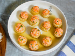 「宴客菜」口蘑酿虾滑🦐｜一口爆汁！太鲜美的做法 步骤7