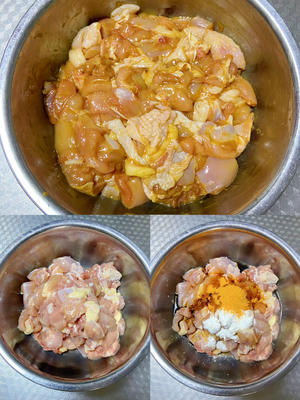 鸡丁炒洋葱，超级简单下饭的家常菜，2个大鸡腿不够吃，大人孩子都爱吃每次都光盘！的做法 步骤3
