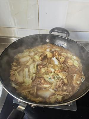 白菜炖豆腐的做法 步骤8