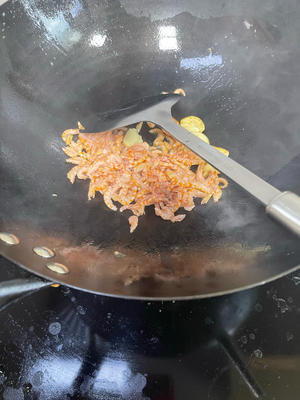 快手菜💖丝瓜鳞虾炒蛋的做法 步骤8