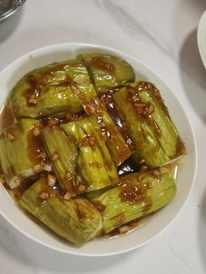 快手菜系列--蒜蓉蒸茄子的做法 步骤3