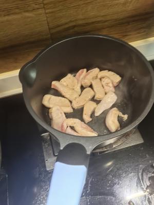 快手菜 煎猪颈肉的做法 步骤4