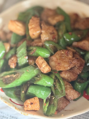 新手小白～厨房快手菜之辣椒炒肉🌶️的做法 步骤5