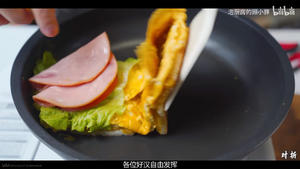 快手厚蛋三明治的做法 步骤15