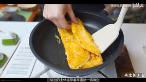 快手厚蛋三明治的做法 步骤12