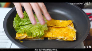 快手厚蛋三明治的做法 步骤13