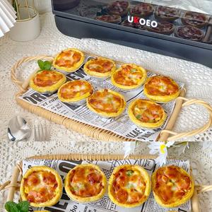 一口一个迷你小披萨🍕蛋挞皮的创意吃法‼️的做法 步骤4