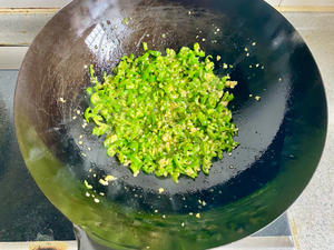 巨好吃‼️青椒茄子丁｜轻食素菜的做法 步骤7