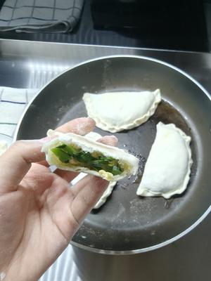 0失败韭菜盒子，有手就会，快手晚餐早餐各种餐的做法 步骤11