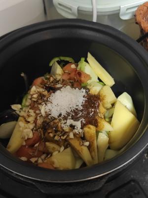 快手菜 高压锅烧茄子（嘎嘎下饭）的做法 步骤5