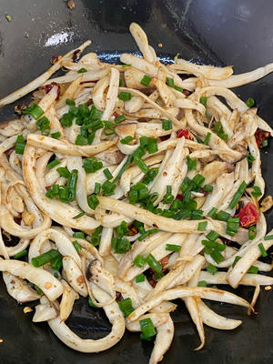 10分钟快手菜-干煸杏鲍菇❗劲道入味越嚼越香的做法 步骤7