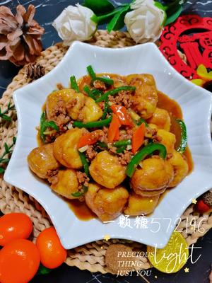 分分钟光盘༄「肉末豆泡」༄的做法 步骤9