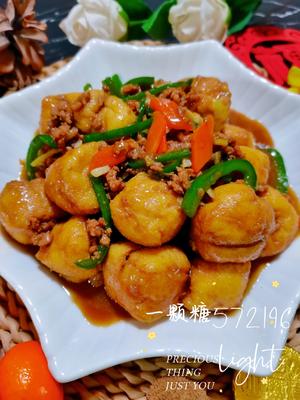 分分钟光盘༄「肉末豆泡」༄的做法 步骤10