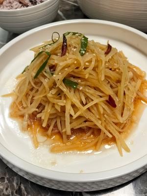 凉拌土豆丝/快手家常菜的做法 步骤6