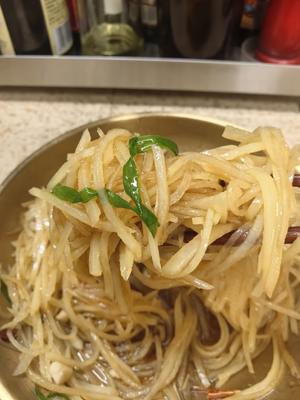 凉拌土豆丝/快手家常菜的做法 步骤5