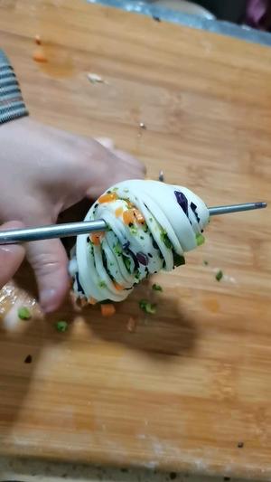 四蔬花卷的做法 步骤10