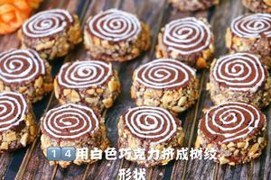 创意圣诞树桩🌲饼干的做法 步骤5