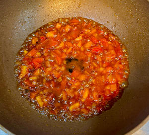 （纯素食）番茄🍅浓汤🍲面的做法 步骤6