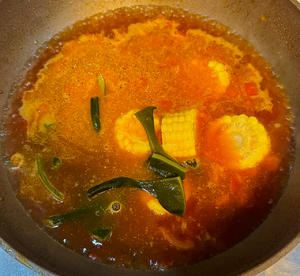 （纯素食）番茄🍅浓汤🍲面的做法 步骤9