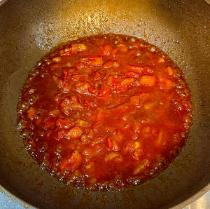 （纯素食）番茄🍅浓汤🍲面的做法 步骤7