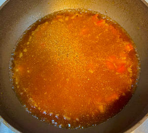（纯素食）番茄🍅浓汤🍲面的做法 步骤8