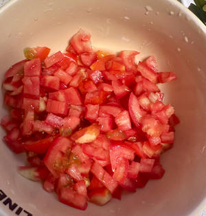 （纯素食）番茄🍅浓汤🍲面的做法 步骤4