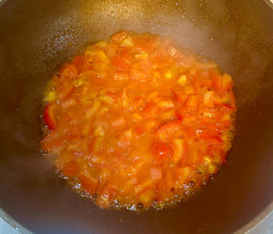 （纯素食）番茄🍅浓汤🍲面的做法 步骤5