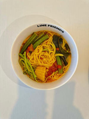 （纯素食）番茄🍅浓汤🍲面的做法 步骤12