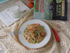 爆赞！黑椒猪柳意面🍝的做法 步骤8